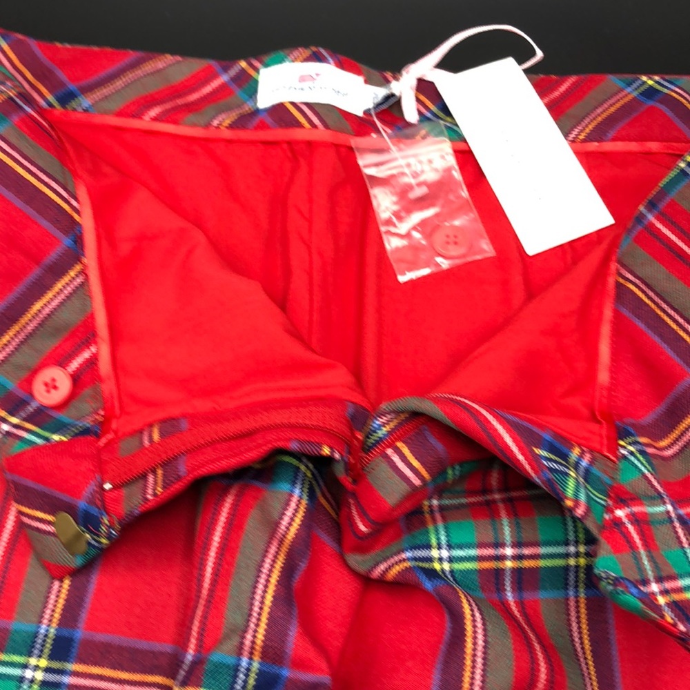 NWT Vineyard Vines Jolly Plaid Cocktail Pant Sz 16 - Picture 6 of 10